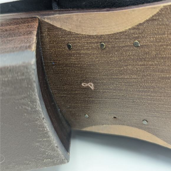 Sam Edelman Petty Black Suede Leather Ankle Zip Up Boots Women's Size 8 - Picture 8 of 9